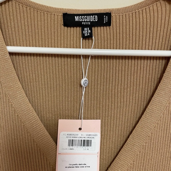 Misguided button up sweater dress - Picture 2 of 3